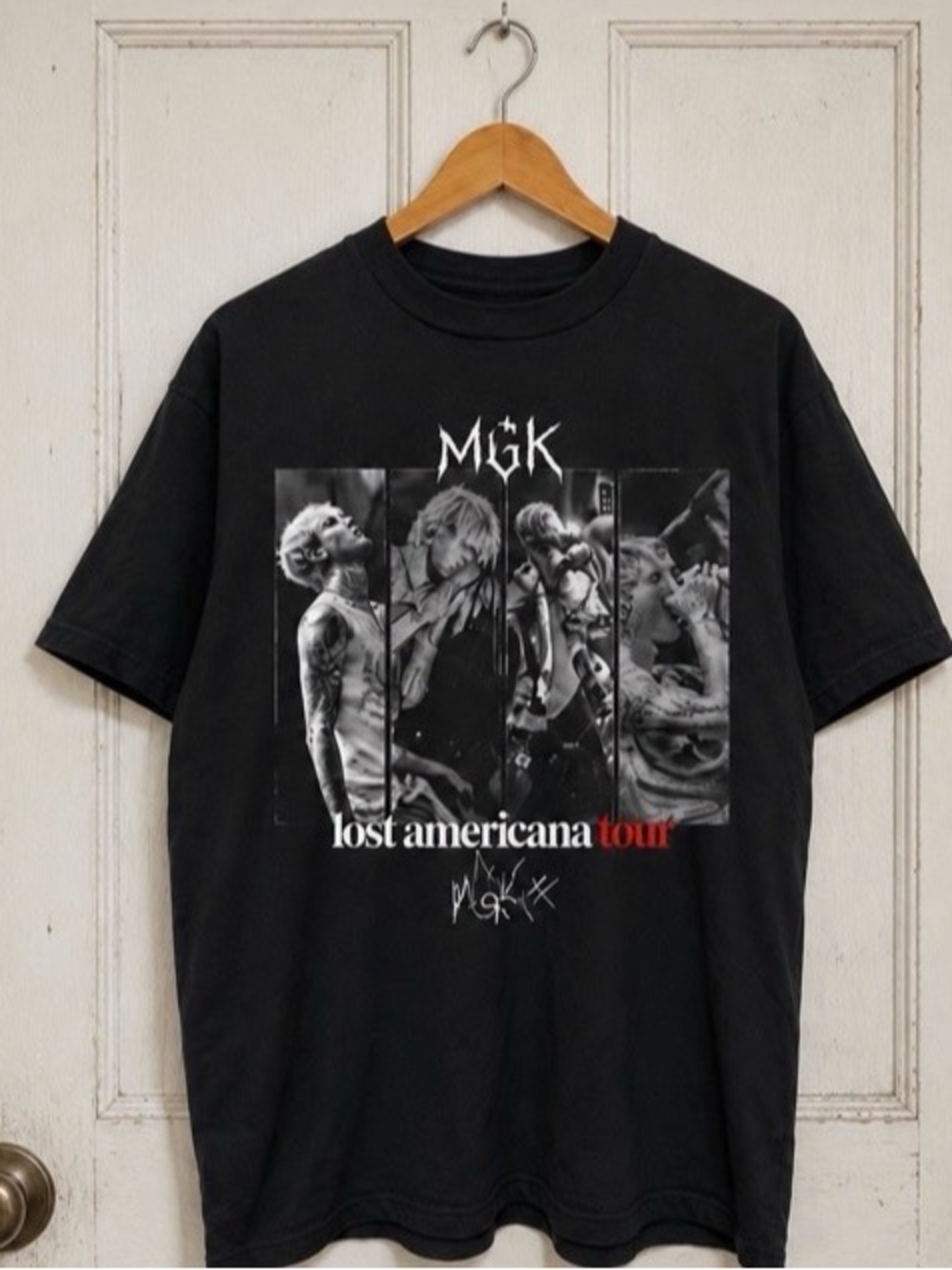 MGK Black Lost Americana Tour Graphic Tee